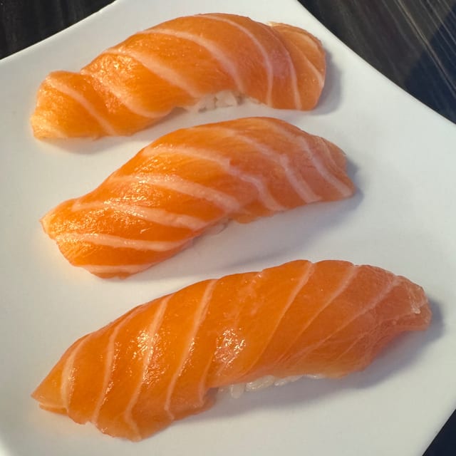 Salmon Sushi.