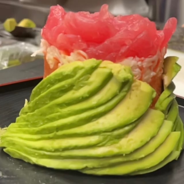 Awi's Ahi Tower Roll.